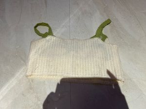 Crochet Butterfly Crop Top