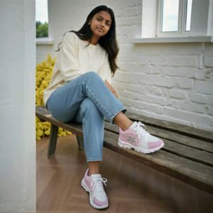 Pink &amp; White Women's Sneakers