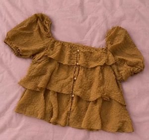 Tiered Ruffle Camisole Top