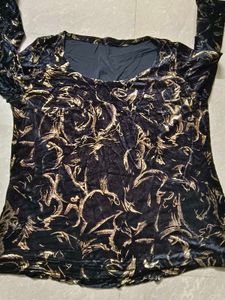 Black Velvet Top