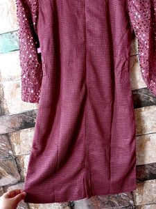 Sparkling Sequin Sleeve Dress