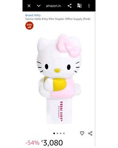 imported Cute hello kitty small hk stapler