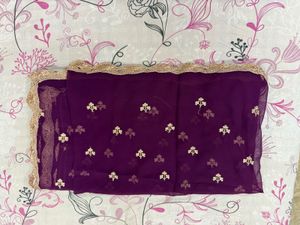 3- Piece Velvet Kurta Set with Embroidery