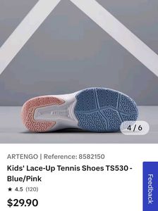 Girl's Blue Sneakers 🌈