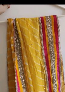 Festive Yellow Dupatta