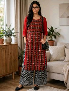 Elegant Red kurti for women