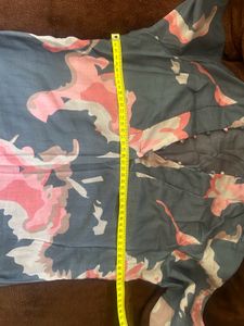 Blue Floral Print kurta