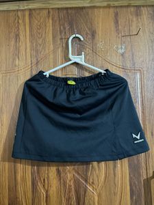 Black Athletic Badminton/ tennis  Skirt