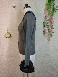 H&amp;m Classic Grey Button-Up Cardigan
