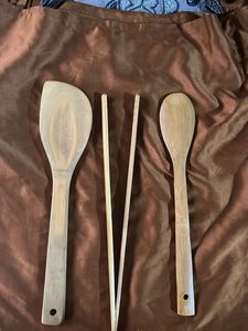 Rakhi Gift - Bamboo Cooking Utensils Set