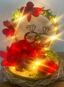 Ring Platter Tray With LED