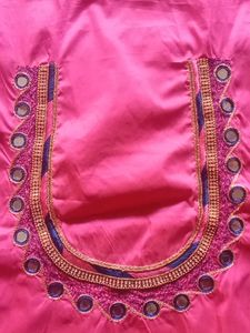 Aari Embroidery Worked Blouse For Women's