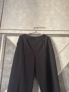 Classic Black Wide-Leg Trousers