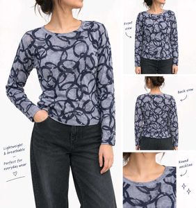 Patterned Knit Sweater