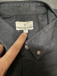 Red Tape Black Button-Down Shirt