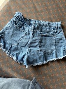 denim shorts