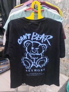 Black Graphic Print Tee
