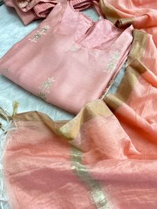 Elegant Pink Kurta Set with Dupatta