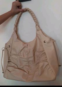 Cream Colour Hand / Shoulder Bag , Spacious One..