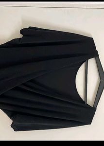 Black Wrap Top