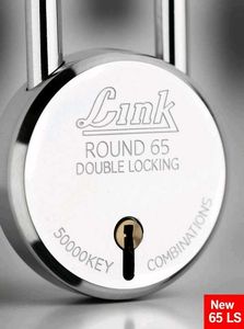Link Round 65 Double Locking Padlock
