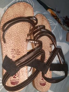 Beautiful Brown Shining Footwear