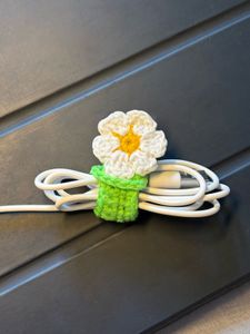 Daisy cord Holder/Organizer | Handmade Crochet