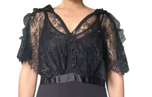 Elegant Black Lace Dress