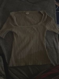 Ribbed Square Neck FROM LIFESTYLE