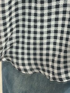 Chic Checkered Tunic Top