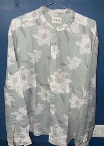 E.T.A Floral Print Button-Up Shirt