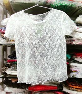 Elegant White Lace Top