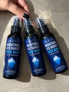 Arata Menthol Ice Burst Face Wash
