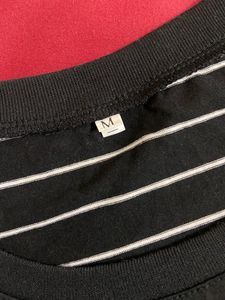 Black Striped Top