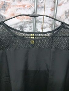 Chic Black Net 🥳Sleeve Kurta