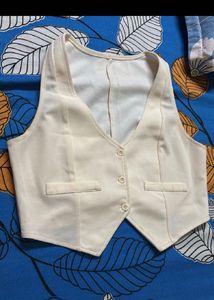 comboo - vest and Black Zip-Up Hoodie