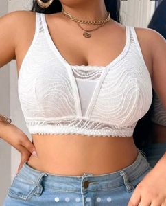 Savana White Lace Bra