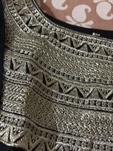 BLACK FESTIVE KURTI
