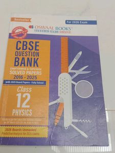 Oswaal Books CBSE Class 12 Physics Question Bank