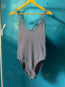 Forever 21 Striped Bodysuit
