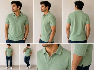 Men's Green Polo T-Shirt