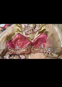 Embroidered Dress Material Saree Lehenga
