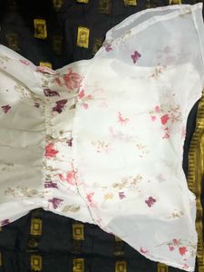 Floral White Dress