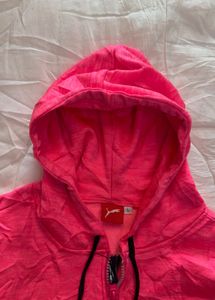 Puma Pink Zip-Up Hoodie