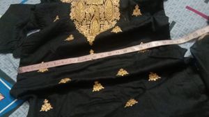 Black &amp; Gold Embroidered Suit