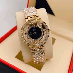 DIOR PREMIUM DIAMOND BUTTERFLY STYLE LADIES WATCH