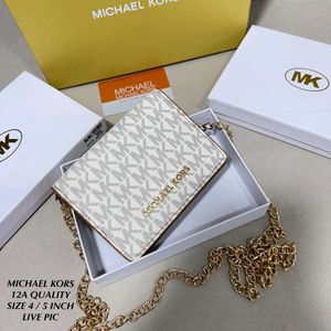MK WALLET WITH CHAIN SLING,CROSSBODY WD BOX