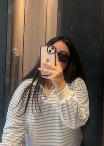 Striped polo t shirt