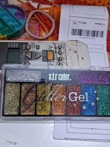 S.T.R Color Glitter Gel Palette