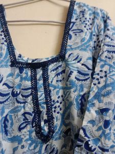 Floral Print Kurta Set